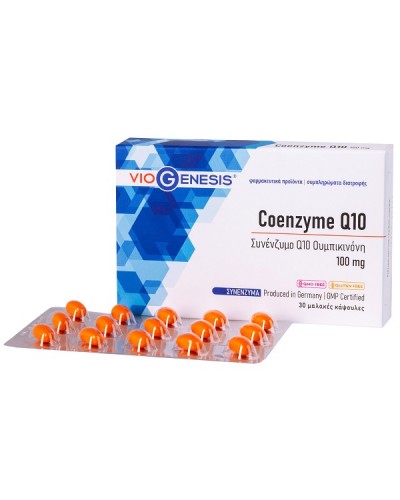 VIOGENESIS COENZYME Q10 100mg 30softgels