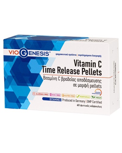 VIOGENESIS VITAMIN C TIME RELEASE PELLETS 60caps