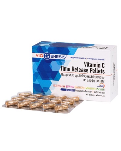 VIOGENESIS VITAMIN C TIME RELEASE PELLETS 60caps