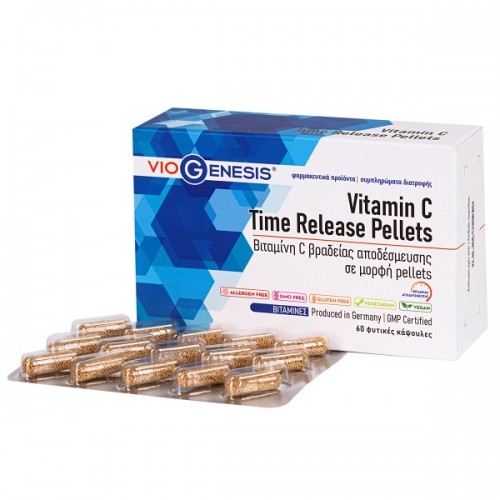 VIOGENESIS VITAMIN C TIME RELEASE PELLETS 60caps