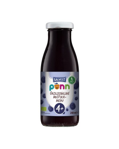 SALVEST ΠΑΙΔΙΚΟΣ ΧΥΜΟΣ BLUEBERRY 4Μ+ BIO 240ML