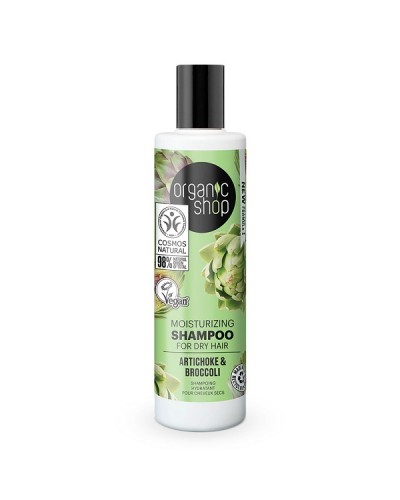 ORGANIC SHOP MOISTURIZING SHAMPOO FOR DRY HAIR ARTICHOKE & BROCCOLI 280ML