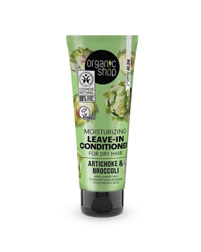 ORGANIC SHOP MOISTURIZING LEAVE-IN CONDITIONER FOR DRY HAIR ARTICHOKE & BROCCOLI 75ML