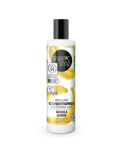 ORGANIC SHOP REFILLING CONDITIONER FOR NORMAL HAIR BANANA AND JASMINE 280ML