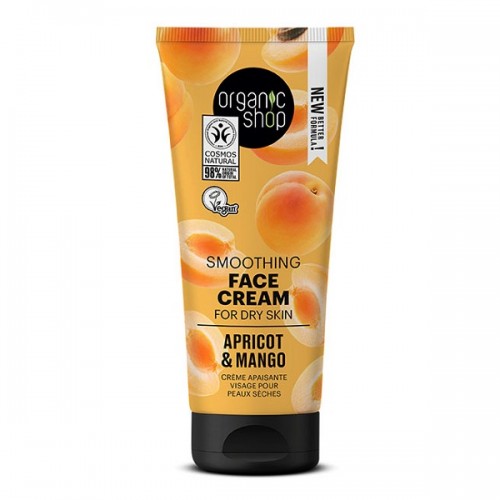 ORGANIC SHOP SMOOTHING FACE CREAM FOR DRY SKIN APRICOT & MANGO 50ML