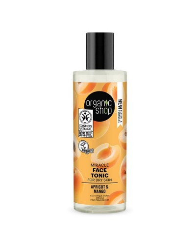 ORGANIC SHOP MIRACLE FACE TONIC FOR DRY SKIN APRICOT & MANGO 150ML