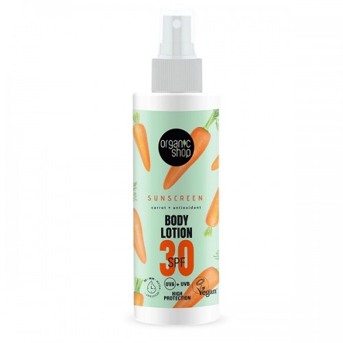 ORGANIC SHOP SUN SUNSCREEN BODY LOTION 30SPF 150ML