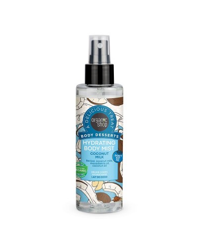 ORGANIC SHOP BODY DESSERTS HYDRATING BODY MIST COCONUT MILK 200ML