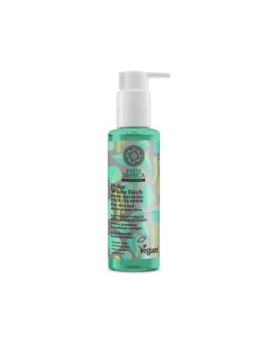 NATURA SIBERICA POLAR WHITE BIRCH PORE-REFINING FACE CLEANSER 145ML