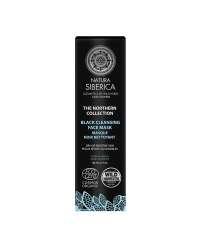 NATURA SIBERICA NOTHERN BLACK CLEANSING FACE MASK 80ML