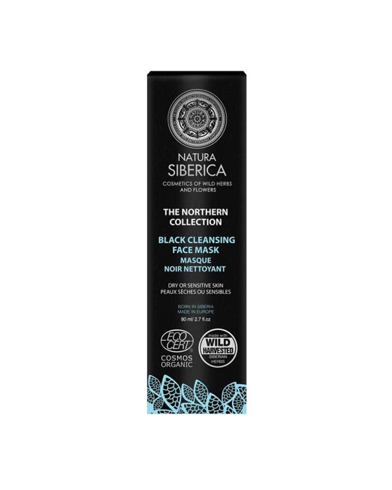 NATURA SIBERICA NOTHERN BLACK CLEANSING FACE MASK 80ML