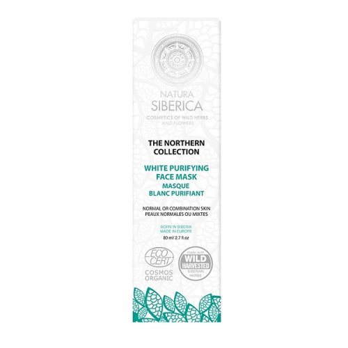 NATURA SIBERICA NOTHERN WHITE PURIFYING FACE MASK 80ML