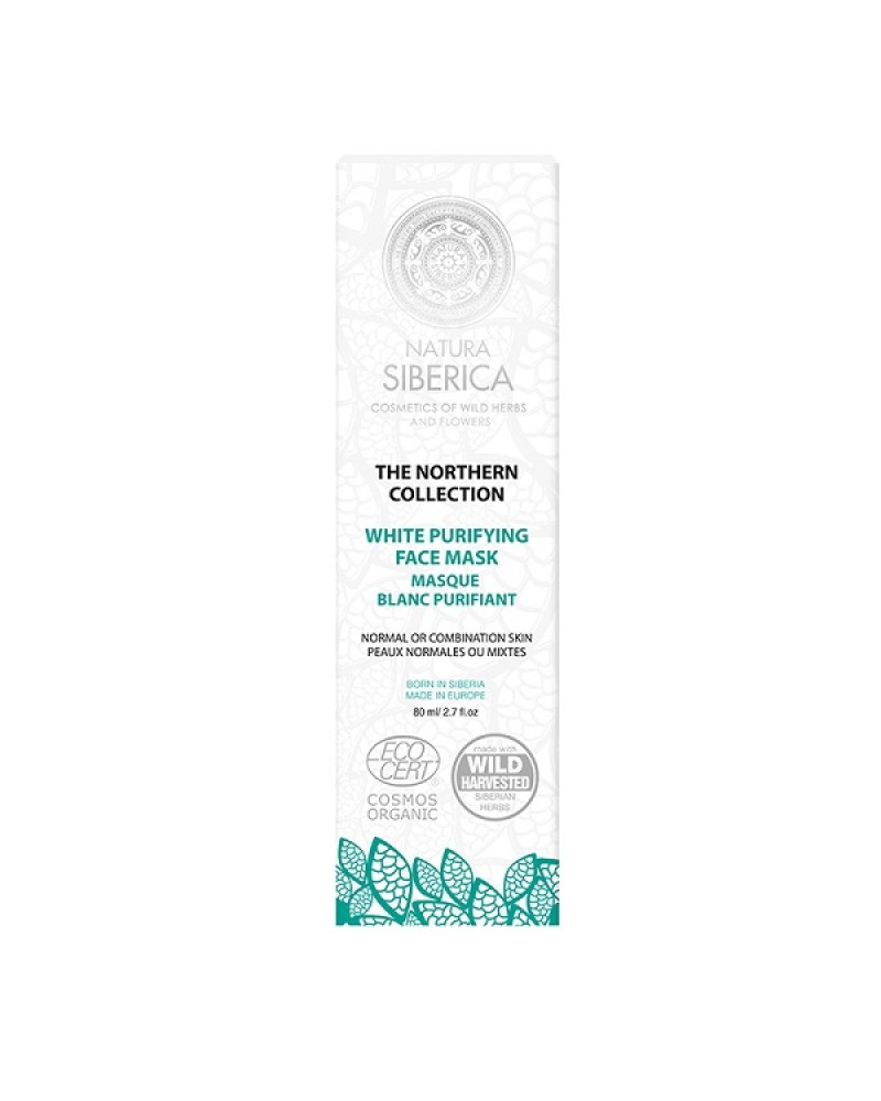 NATURA SIBERICA NOTHERN WHITE PURIFYING FACE MASK 80ML