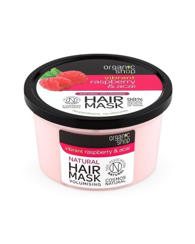 ORGANIC SHOP HAIR MASK RASPBERRY & ACAI 250ML