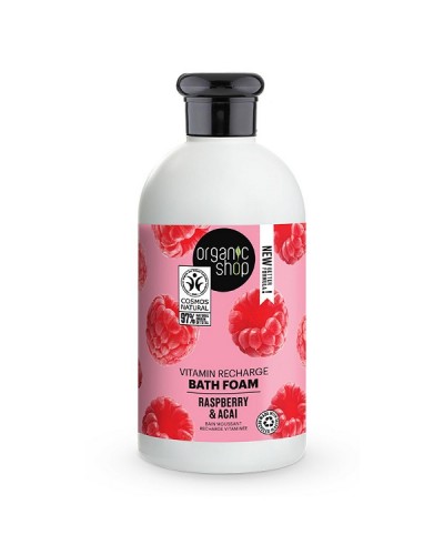 ORGANIC SHOP VITAMIN RECHARGE BATH FOAM BERRY DELIGHT 500ML