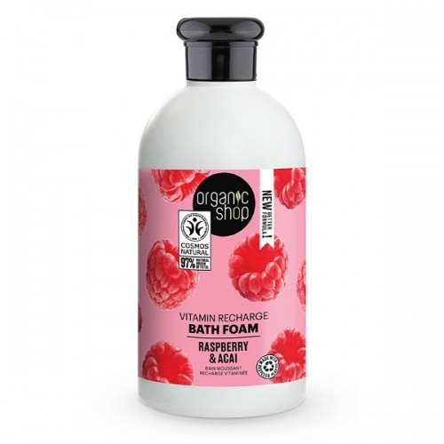 ORGANIC SHOP VITAMIN RECHARGE BATH FOAM BERRY DELIGHT 500ML