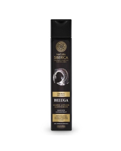 NATURA SIBERICA MEN BELUGA SHAMPOO-ACTIVATOR AGAINST HAIR LOSS 250ML