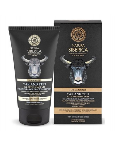 NATURA SIBERICA MEN YAL AND YETI ICY AFTER SHAVE GEL 150ML