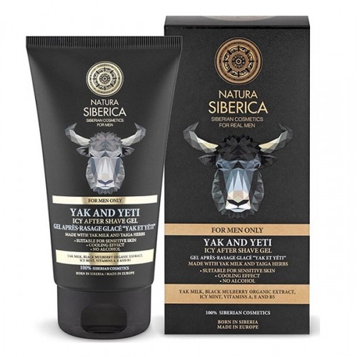 NATURA SIBERICA MEN YAL AND YETI ICY AFTER SHAVE GEL 150ML