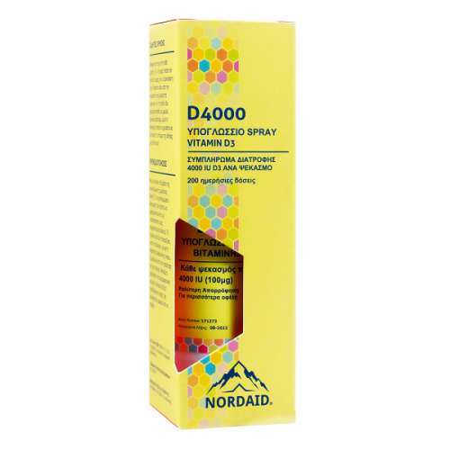 NORDAID D 4000IU ΥΠΟΓΛΩΣΣΙΟ SPRAY 30ML