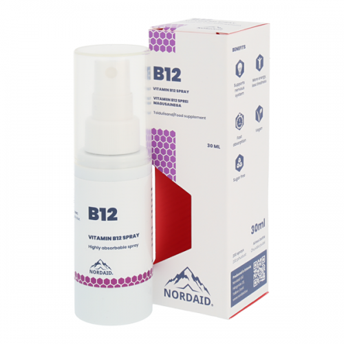 NORDAID B12 ΥΠΟΓΛΩΣΣΙΟ SPRAY 30ML