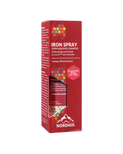 NORDAID IRON ΥΠΟΓΛΩΣΣΙΟ SPRAY 30ML