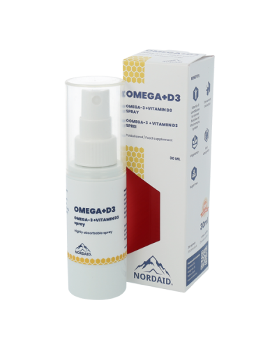 NORDAID OMEGA + D3 ΥΠΟΓΛΩΣΣΙΟ SPRAY 30ML