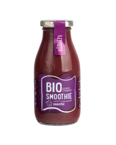 RUDOLFS SMOOTHIE PEACEFUL ΜYΡΤΙΛΟ, ΦΡAΟΥΛΑ & ΣΠOΡΟΙ CHIA BIO 260ML