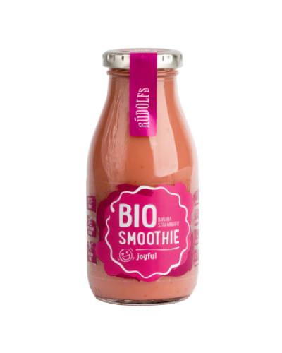 RUDOLFS SMOOTHIE JOYFUL ΦΡΑΟΥΛΑ & ΜΠΑΝAΝΑ BIO 260ML