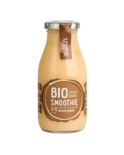 RUDOLFS SMOOTHIE MIND POWER ΚΑΡYΔΑ & ΜΠΑΝAΝΑ BIO 260ML