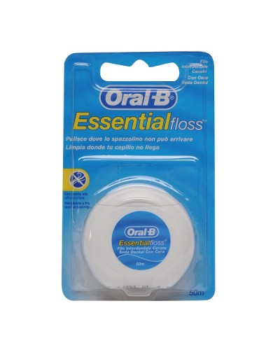 ORAL-B ESSENTIAL FLOSS ΚΗΡΩΜΕΝΟ ΟΔΟΝΤΙΚΟ ΝΗΜΑ 50M