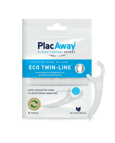 PLAC AWAY ECO TWIN-LINE FLOSSERERS 30ΤΜΧ