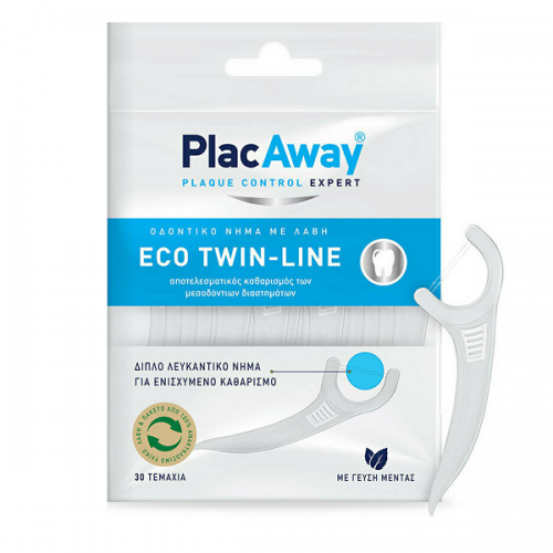 PLAC AWAY ECO TWIN-LINE FLOSSERERS 30ΤΜΧ