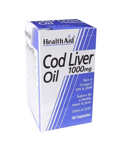 HEALTH AID COD LIVER OIL 1000MG 30CAPS