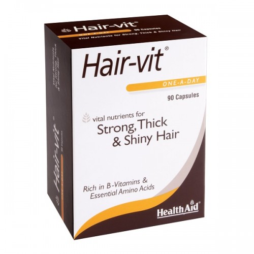 HEALTH AID HAIR-VIT 90CAPS