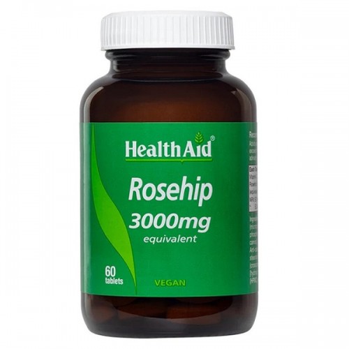 HEALTH AID ROSEHIP 3000mg 60tabs