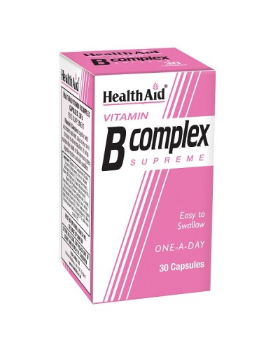 HEALTH AID VITAMIN B COMPLEX SUPREME 30CAPS