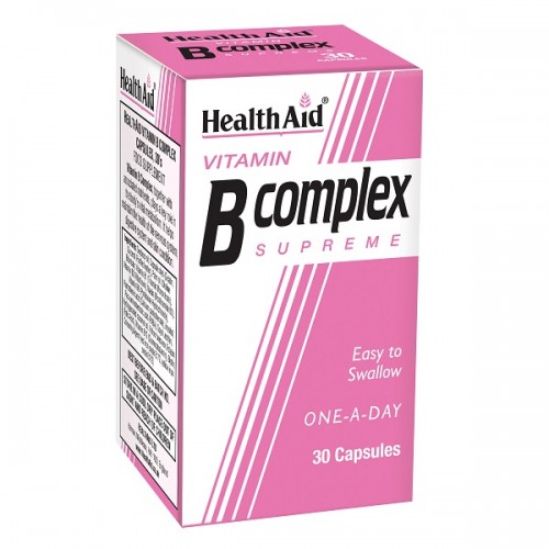 HEALTH AID VITAMIN B COMPLEX SUPREME 30CAPS