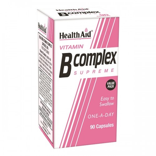 HEALTH AID VITAMIN B COMPLEX SUPREME 90CAPS