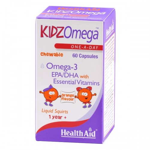 HEALTH AID KIDZ OMEGA 60 CHEWABLE CAPS