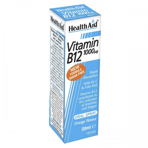 HEALTH AID VITAMIN B12 SPRAY 20ML