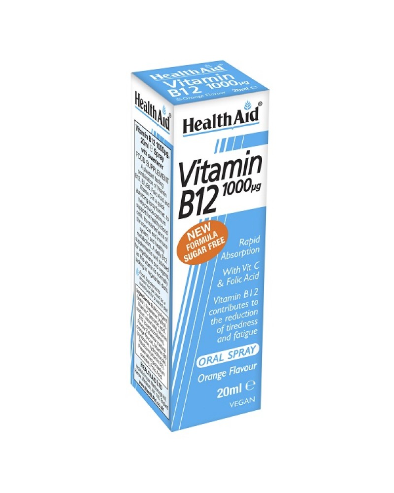 HEALTH AID VITAMIN B12 SPRAY 20ML