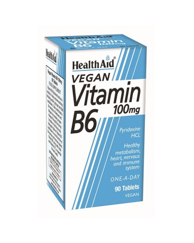 HEALTH AID VITAMIN B6 100MG 90TABS