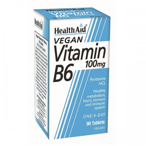 HEALTH AID VITAMIN B6 100MG 90TABS