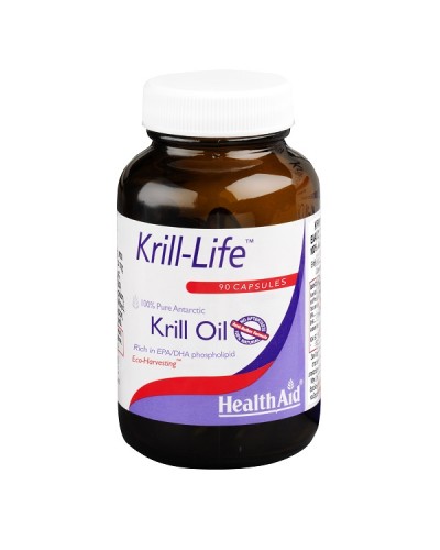 HEALTH AID KRILL LIFE OIL 500MG 90CAPS