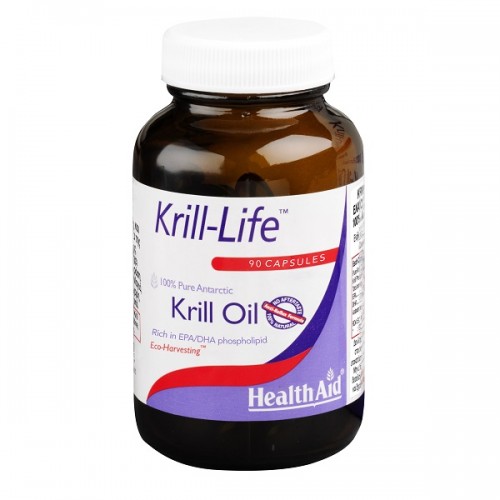 HEALTH AID KRILL LIFE OIL 500MG 90CAPS