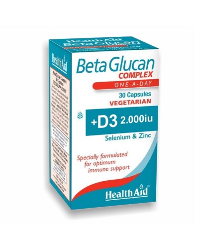 HEALTH AID BETA GLUCAN COMPLEX 30CAPS