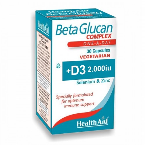 HEALTH AID BETA GLUCAN COMPLEX 30CAPS