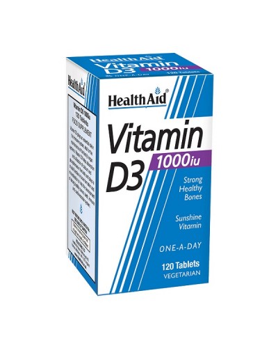 HEALTH AID VITAMIN D3 1000IU 120TABS