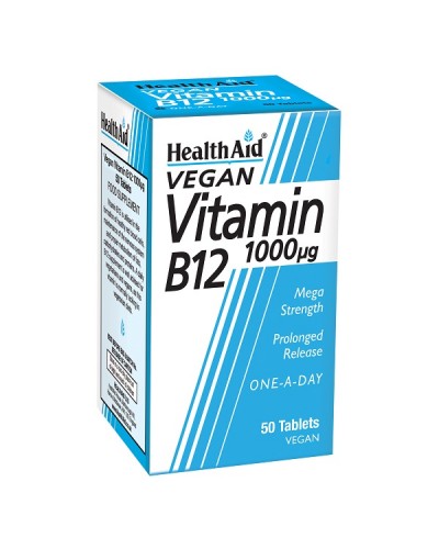 HEALTH AID VITAMIN B12 1000MG 50TABS